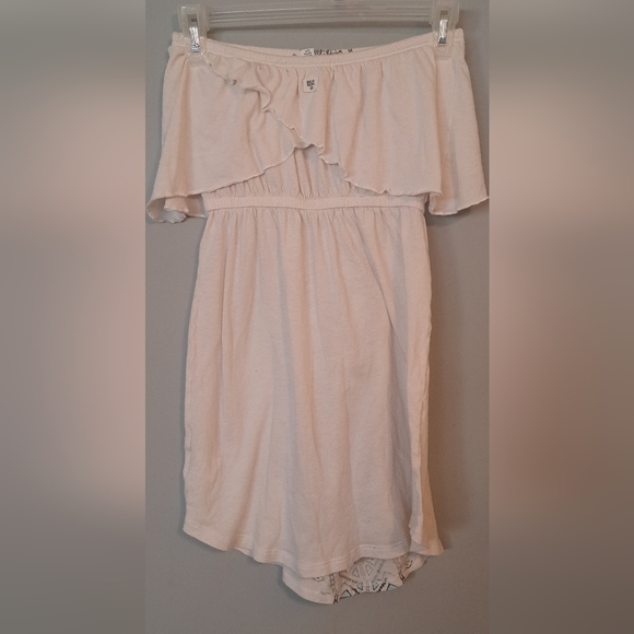 Billabong Small Summer Dress/Shirt Cream Aztec Print - Picture 3 of 4